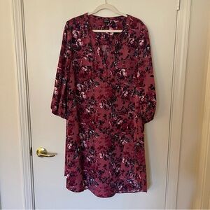 Torrid Red Pink Flowy Dress
